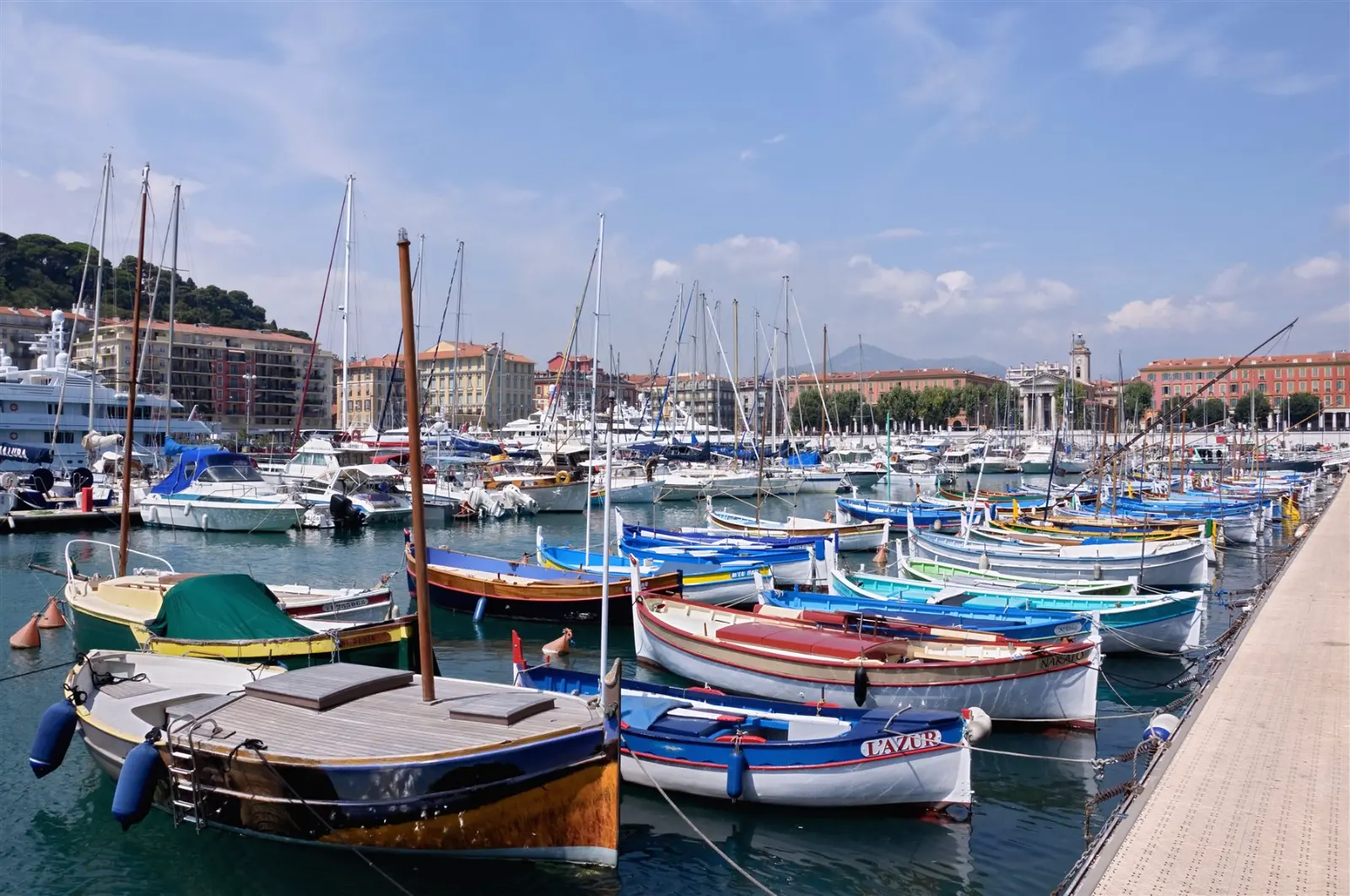 Le port Lympia à Nice